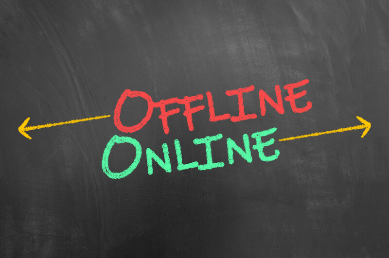 online offline