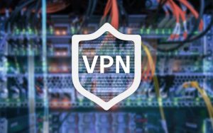 thuis op een vpn